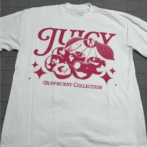 BuffBunny Collection White Cotton Tee